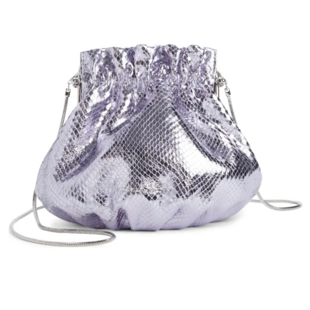 Marc Jacobs The Soiree Leather Crossbody/Clutch Bag in lavender - Picture 4 of 4
